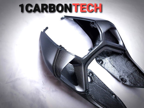 DUCATI PANIGALE 899 1199 CARBON FIBER TAIL KIT HOUSINGS AND AIR SCOOP 3 PIECE