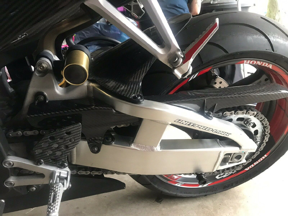 2003-2021 HONDA CBR 600RR CARBON FIBER REAR CHAIN GUARD