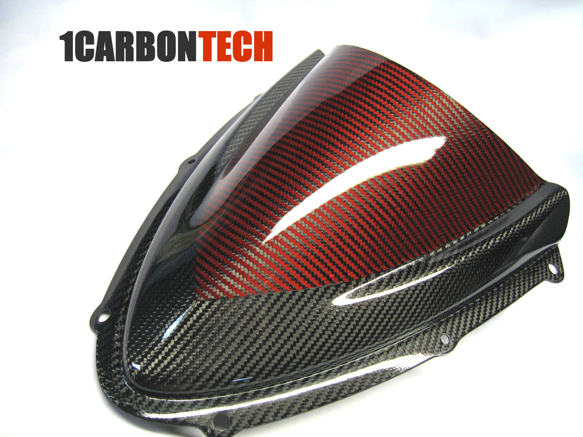 ORANGE HYBRID KEVLAR CARBON FIBER WINDSCREEN / WINDSHIELD