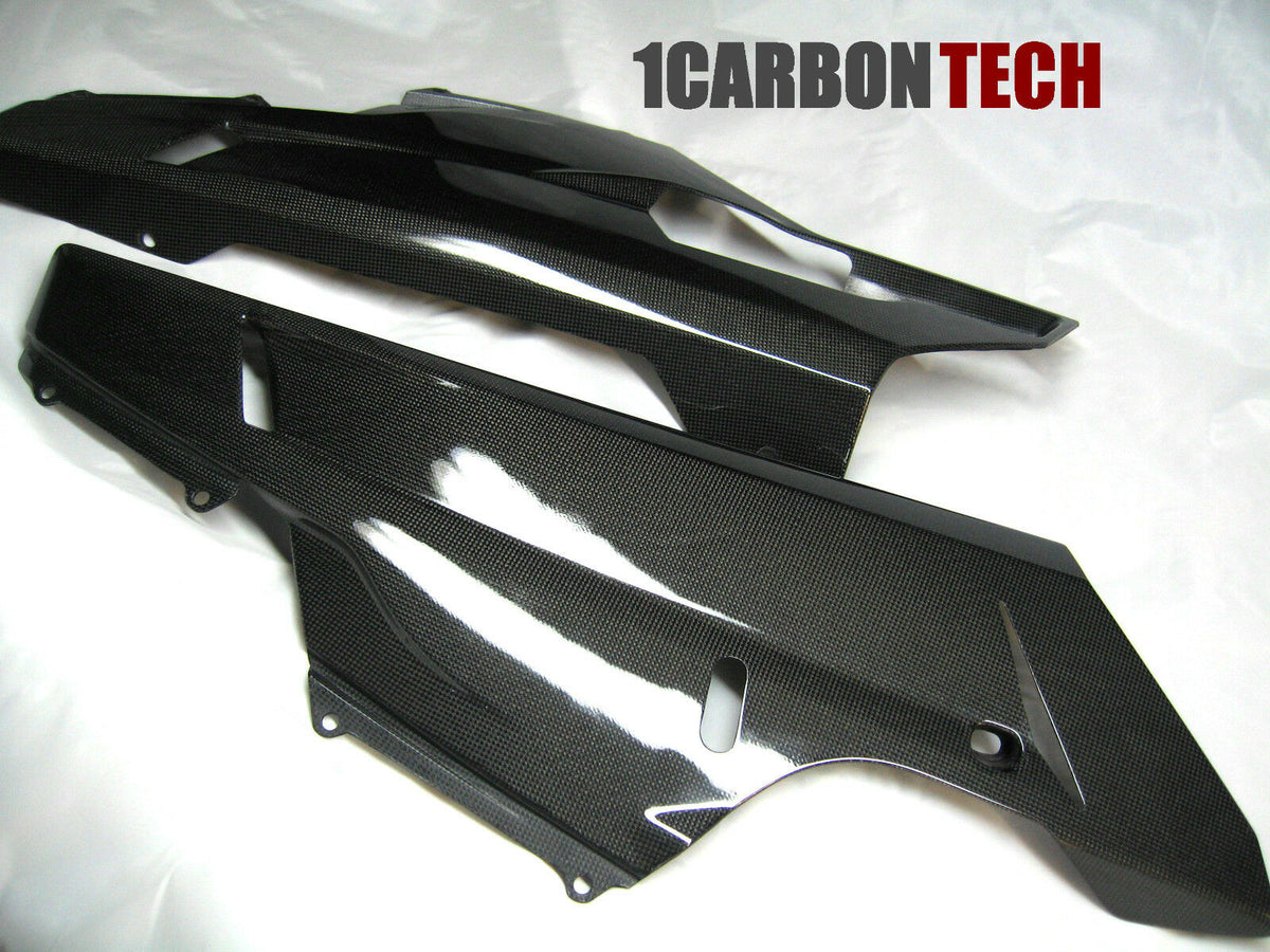 CARBON FIBER LOWER BELLY PANELS DUCATI 848 1098 1198