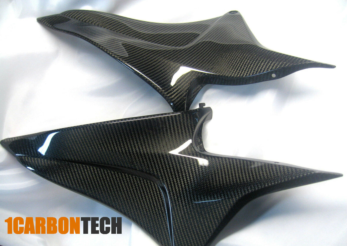 2007-2012 HONDA CBR 600RR CARBON FIBER LOWER TANK PANELS L-R