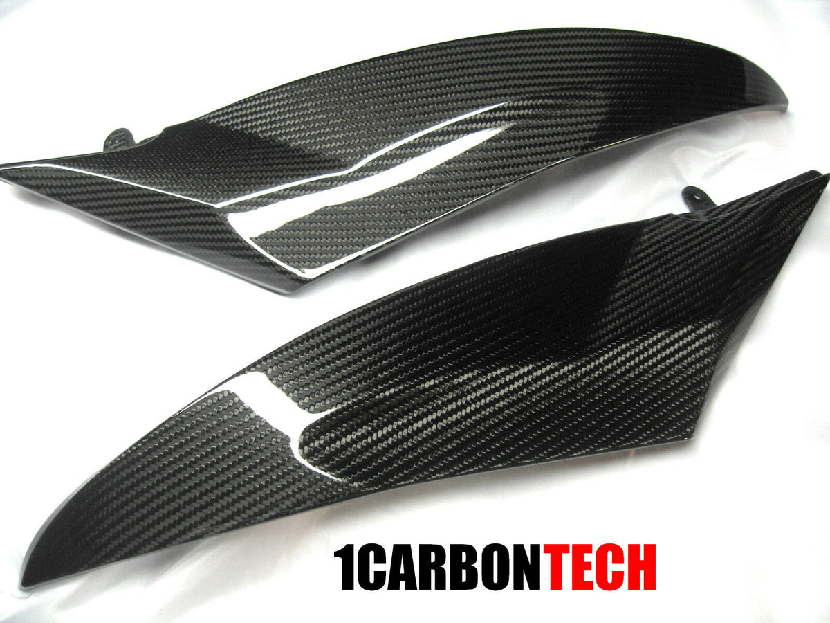 06-07 2006-2007 YAMAHA YZF R6 CARBON LOWER TANK PANELS L-R