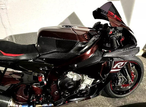 ABS Tank Side Fairing Panels For Yamaha YZF R1 2009-2014 - Left & Right