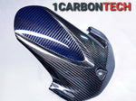 2011-2025 GSXR 600/750 BLUE HYBRID AND CARBON FIBER REAR FENDER HUGGER