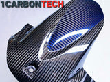 2011-2025 GSXR 600/750 BLUE HYBRID AND CARBON FIBER REAR FENDER HUGGER