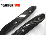 CARBON FIBER 2 PIECE EXHAUST SHIELDS 04-06 YAMAHA YZF R1 (Copy)