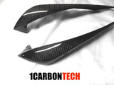 CARBON FIBER 2 PIECE EXHAUST SHIELDS 04-06 YAMAHA YZF R1 (Copy)