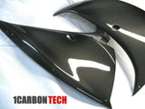 2009-2014 YAMAHA YZF-R1 CARBON FIBER FRONT SIDE PANELS FAIRINGS