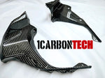 2024-2025 KAWASAKI ZX-6R ZX-636 CARBON FIBER INNER DASH INTAKE TRIMS