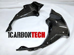 2024-2025 KAWASAKI ZX-6R ZX-636 CARBON FIBER INNER DASH INTAKE TRIMS