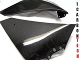 CARBON FIBER LOWER BELLY PANELS TRIMS 2009-2014 YAMAHA YZF-R1