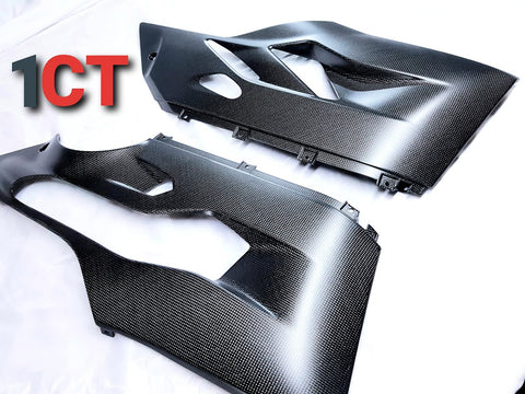 DUCATI PANIGALE 899 1199 CARBON FIBER LOWER BELLY PANELS