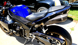 2009-2014 YAMAHA YZF-R1 CARBON FIBER FRONT SIDE FAIRINGS PANELS TRIMS BLUE HYBRID