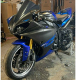 2009-2014 YAMAHA YZF-R1 CARBON FIBER FRONT SIDE PANELS FAIRINGS