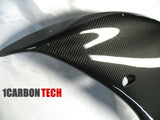 2009-2014 YAMAHA YZF-R1 CARBON FIBER FRONT SIDE PANELS FAIRINGS