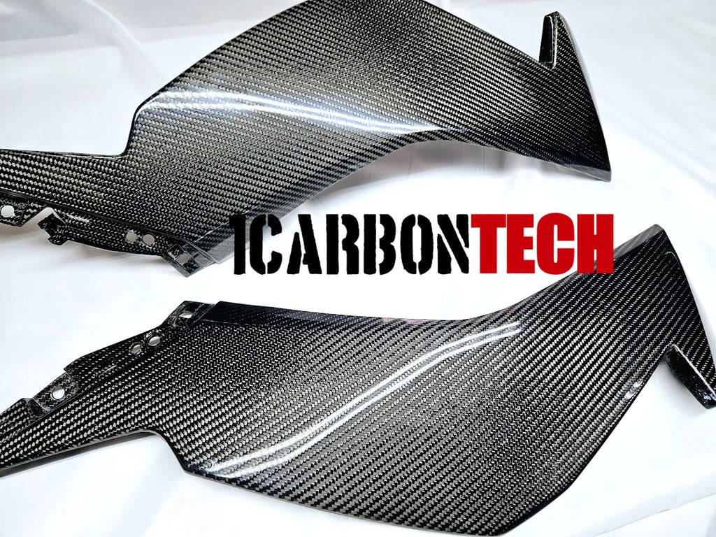 2024-2025 KAWASAKI ZX-6R ZX-636 CARBON FIBER FRONT SIDE FAIRINGS LR