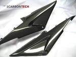 2005-2006 HONDA CBR 600RR CARBON FIBER LOWER TANK PANELS L-R