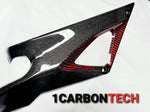 RED HYBRID CARBON FIBER LOWER TANK PANELS DUCATI 848 1098R 1198 (Copy)