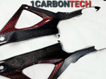 RED HYBRID CARBON FIBER LOWER TANK PANELS DUCATI 848 1098R 1198 (Copy)