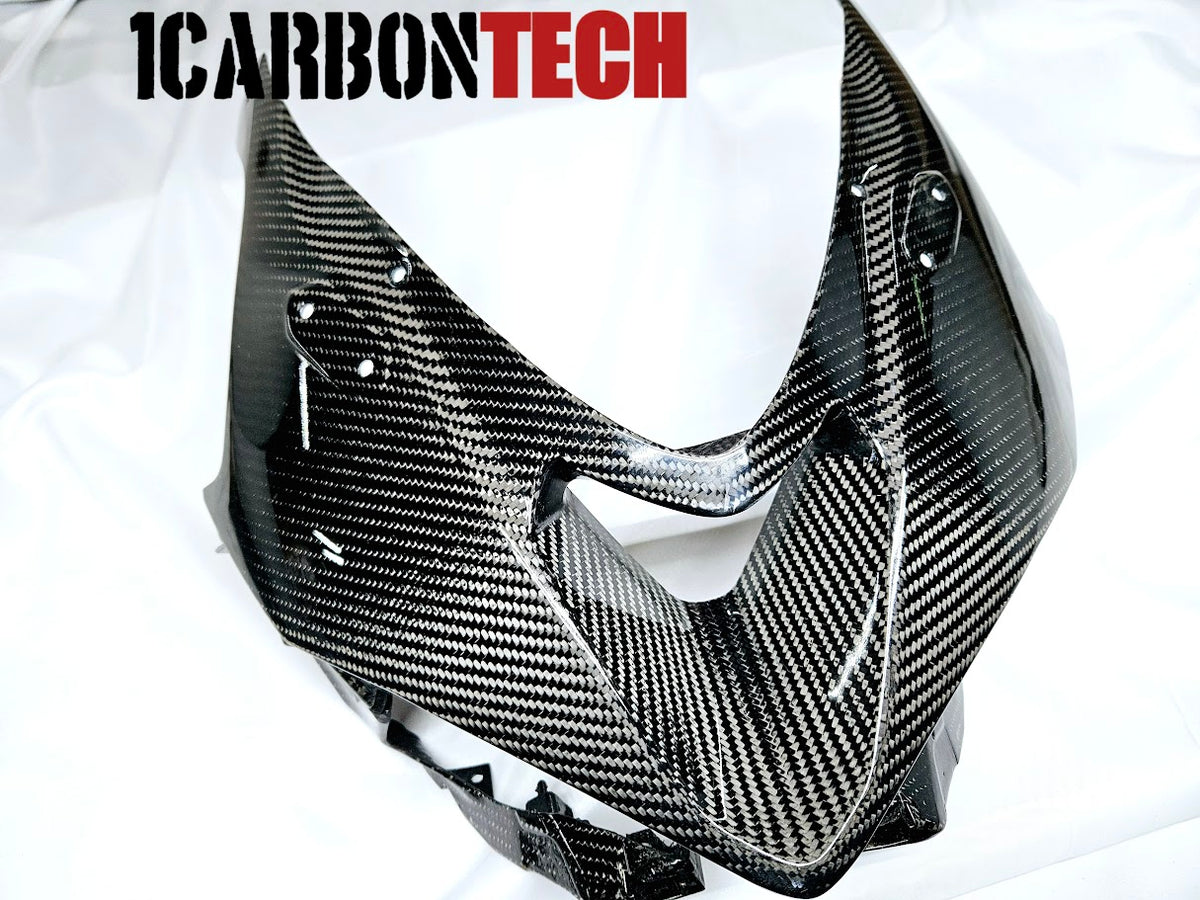 2024-2025 KAWASAKI ZX-6R ZX-636 CARBON FIBER FRONT UPPER NOSE BODY COW ...