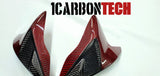 RED KEVLAR HYBRID TANK COVER L-R GSXR 600 / 750 2011 - 2024