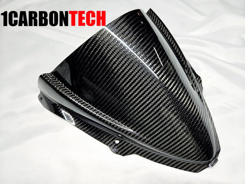 2024-2026 KAWASAKI ZX-6R CARBON FIBER WINDSCREEN / WINDSHIELD