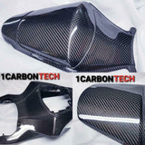 CARBON FIBER TAIL CENTER COWLING 4 PIECE KIT GSXR 600 / 750 2011 - 2024
