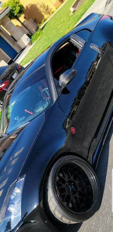 AutoTecknic Carbon B-Pillar Covers for Z33 Nissan 350z - Bulletproof AutoTecknic Carbon B-Pillar Covers for Z33 Nissan 350z - Bulletproof